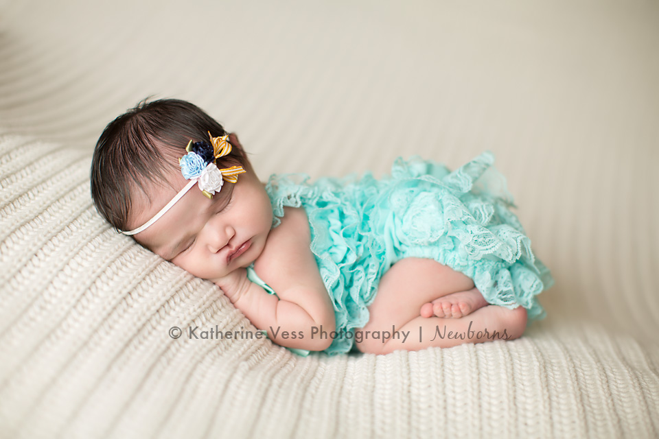 Headbands, Baby Flower Headband, Newborn Flower Headband, Satin Rose